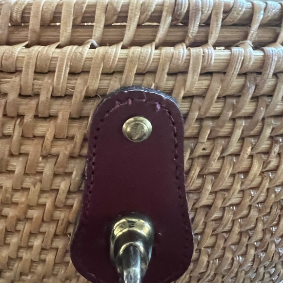 Etienne Aigner Rattan Wicker Woven Basket Tote Purse Vintage 70’s Nantucket - Picture 6 of 9